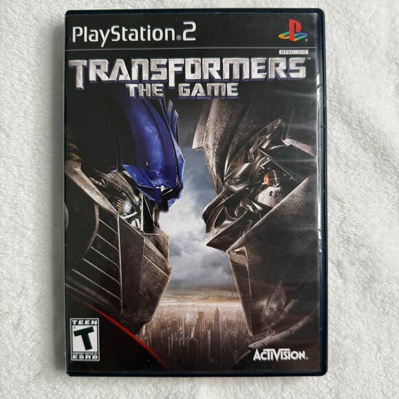 Transformers: The Game (PS2, 2007) Complete CIB w/ Manual & Disc - PlayStation 2 - Picture 1 of 7